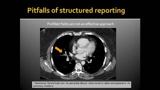 Module 7: Using structured reports to reduce errors