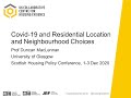 SHPC20 Day 2 - Covid-19 and Residential Location and Neighbourhood Choices