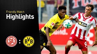 Highlights (engl.): Rot-Weiss Essen - Borussia Dortmund 3-2 (Pre season friendly 2017)