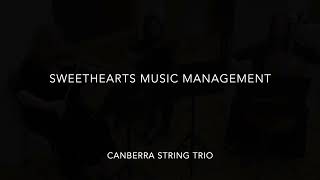 Sweethearts Music Canberra String Trio performs \