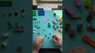 Lego Minecraft Pig House Part 1! #lego #minecraft #afol #fyp