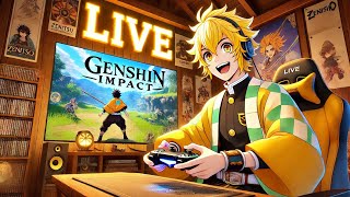 GENSHIN IMPACT LIVE GAMEPLAY ( 18th genshin live )