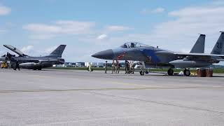 F-16 F-15（ US Air Force ）日米友好祭 横田基地フレンドシップフェスティバル2022　#Shorts