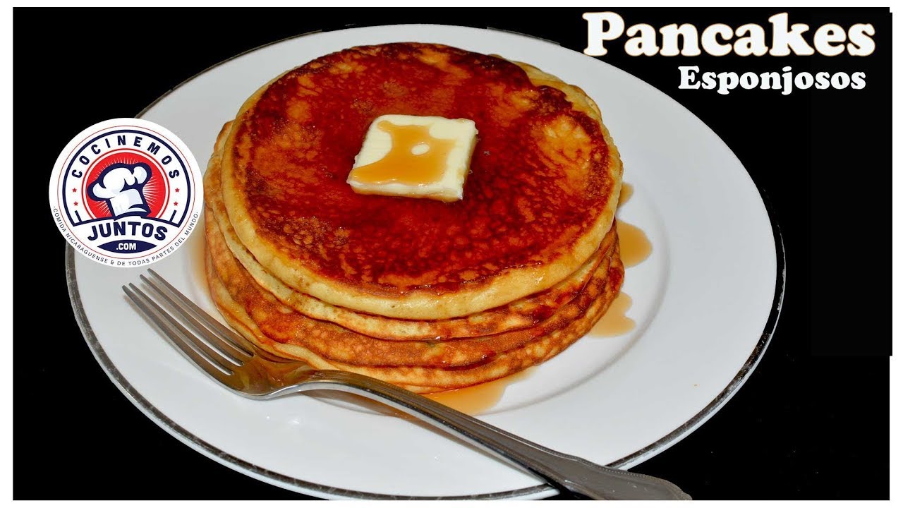 Como Hacer Esponjosos Y Deliciosos Pancakes - YouTube