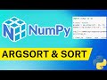 NumPy Argsort vs Sort