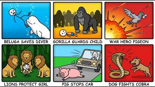 Hero Animals Who Saved Humans Explained in 8 Min