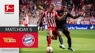 Union Berlin - FC Bayern München 1-1 | Highlights | Matchday 5 – Bundesliga 2022/23