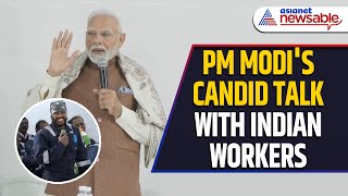 PM Modi Holds Candid Discussion With Indian Workers at Gulf Spic Labour Camp