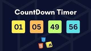 Easy JavaScript Countdown Timer Project | Bangla Tutorial