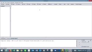 First program in DrJava