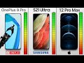 OnePlus 9 Pro vs. Galaxy S21 Ultra vs. iPhone 12 Pro Max Battery Test