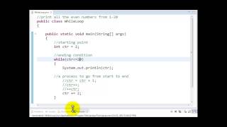 Java Tutorial - Count Controlled While Loop - 2