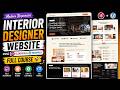 I Built a Stunning INTERIOR DESIGNER Website using ELEMENTOR & WordPress (2026) 😍