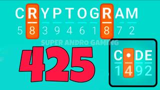 CRYPTOGRAM 425