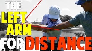 How The Left Arm Works For More Distance!