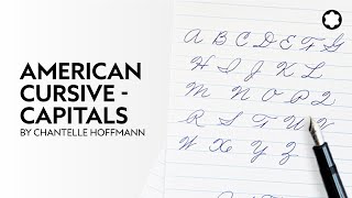 American Cursive - Capitals by Chantelle Hoffmann