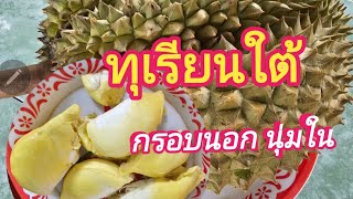 แกะทุเรียนหมอนทอง 10 กิโล ครั้งแรก อร่อย กรอบนอก นุ่มใน