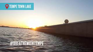 Sunset at Tempe Town Lake - Breathe with Tempe series