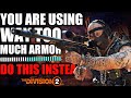 YOU ARE WEARING TOO MUCH ARMOR! DO THIS INSTEAD - BIGGEST SURVIVABILITY SECRET | The Division 2 PVE