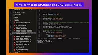 The dbt Fusion engine now supports Python models in Public Preview
