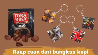 Cara membuat gantungan kunci dari bungkus kopi paling mudah