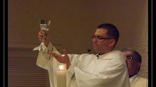 Father Javier Barreto Celebrating First Mass as Priest