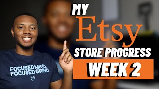 My Etsy Store Progress After 2 Week on Etsy | etsy for beginners 2021 |  etsy seo 2021