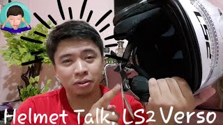 Helmet Talk: LS2 Verso Unboxing - Initial Impression - Visor Removal - Peak Installation