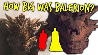 HOW BIG WAS BALERION THE BLACK DREAD? (Game Of Thrones Drogon vs Balerion Explai