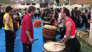 Mestre Lat Yip ~ Seminário Dança Do Leão 葉浪巴西講鼓教獅