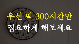 [53강] 딱 300시간만​ 집요하게 해보세요​.