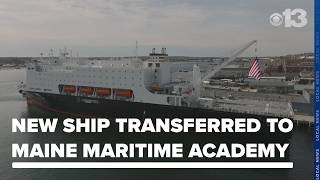 Maine Maritime Academy gets new, cutting-edge ship for student training