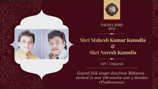 President Kovind presents Padma Shri to Shri Naresh Kanodia (Posthumous) \u0026 Shri Mahesh Kumar Kanodia