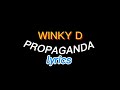 Winky D - Propaganda lyrics