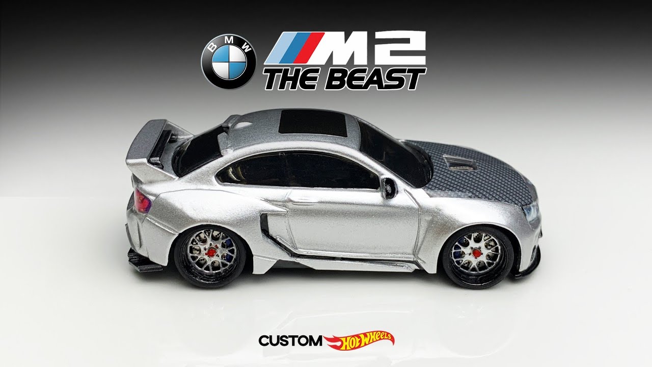 BMW M2 "The Beast" Widebody Hot Wheels Custom - YouTube