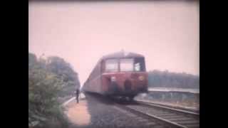 3-teiliger ETA 515 Düsseldorf - Düren mit 100 km/h an Brücke Hambachbahn und A4, Oktober 1984