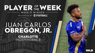 Leading the comeback 🫡 | Juan Carlos Obregón, Jr. | USL League One Player of the Week