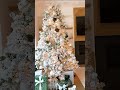 Beautiful Flocked CHRISTMAS TREE