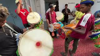 Gourab Da Played Shaam Hain Dhua Dhua ✨|| Jai Mata Di Dhol Tasha 🔥 || Nagraj Club Katwa ||