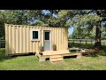 Final Shipping Container Tiny House Reveal