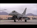 spanish tiger. eurofighter typhoon fighters during air combat exercises in the united states.