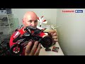 fpv rc racing motorbike with onboard track views