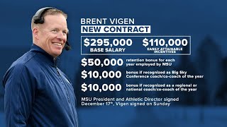 Montana State Bobcats, football coach Brent Vigen agree to new four-year contract