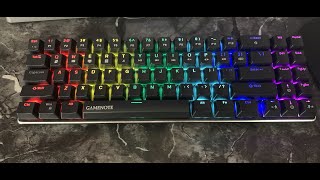 Havit-Gamenote 60% keyboard unboxing and fortnite gameplay