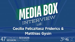 Mediabox interview with Cecilia Feliczitasz Friderics \u0026 Matthias Gysin