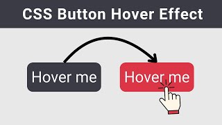 How to add hover effect on button in CSS | CSS Button Hover Effect | CSS Buttons