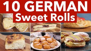 German Sweet Rolls - Traditional German Pastry - German Bakery Items \u0026 Treats