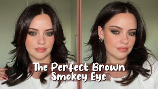 The PERFECT Brown Smokey Eye | in depth tutorial | Julia Adams