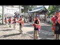 平方町ふれあい納涼祭り　【kouga彩風舞人】　柿パラ