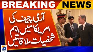 COAS Asim Munir's meetings with top US government and military officials - Geo News​